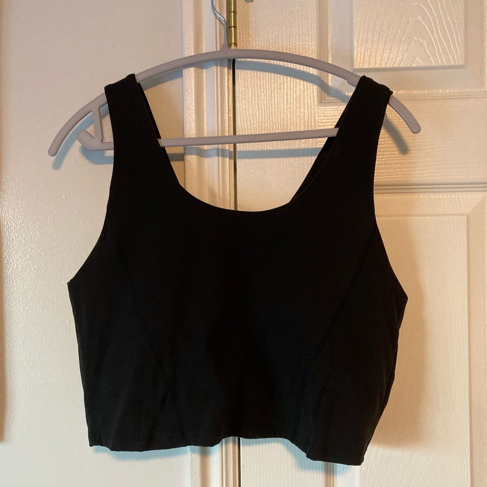 Buffbunny Crystal Crop V2 Onyx Black (Black Sleeveless Crop Top)